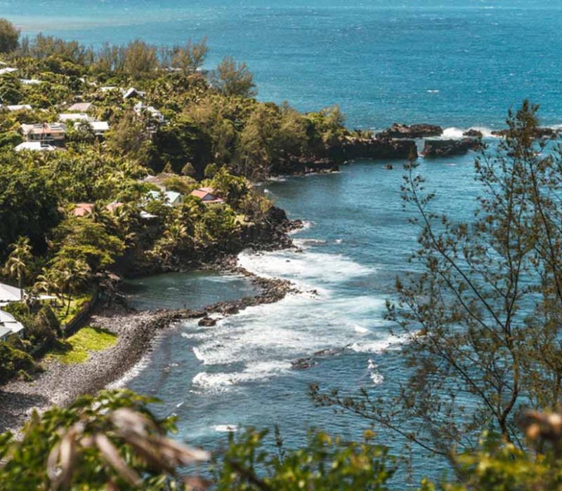 Le Bassin de MANAPANY à Saint Joseph vu par drône